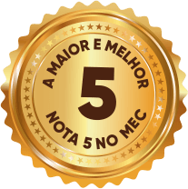 Imagem do selo de nota 5 no MEC.